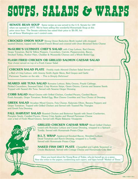 mcguire's irish pub|mcguire's destin menu with prices.